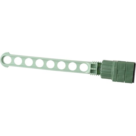 Portable Séchoir à Vêtements - Séchoir à Clip pour Fenêtre 8 Prises en ABS et Stainless Steel (Gris) (1/5)