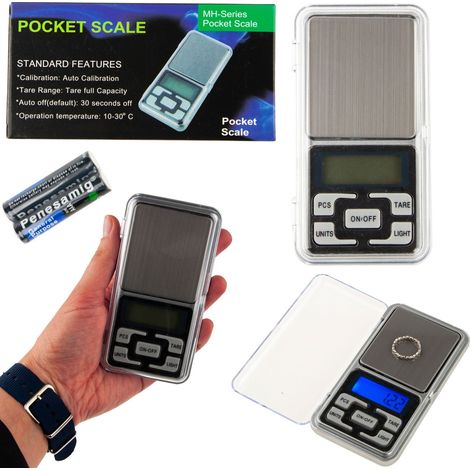 Balanza electrónica para joyería AG75, 200 g/0,01 g, balanza de bolsillo de precisión alimentada por batería. (1/5)