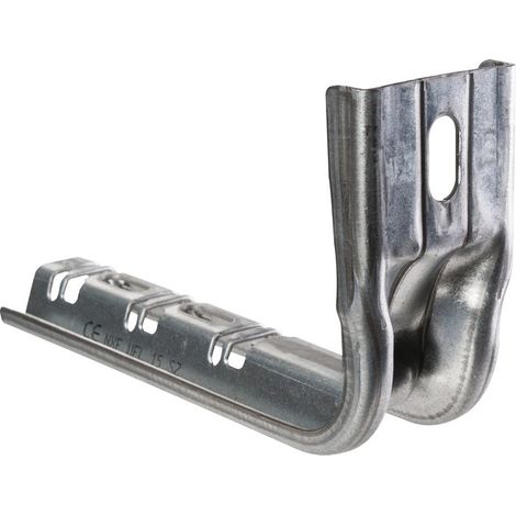 Console UFL 200 mm – Cavalier câble électrique en acier – Charge utile 87.7 kg – Pour chantiers humides et espaces confinés – Niedax