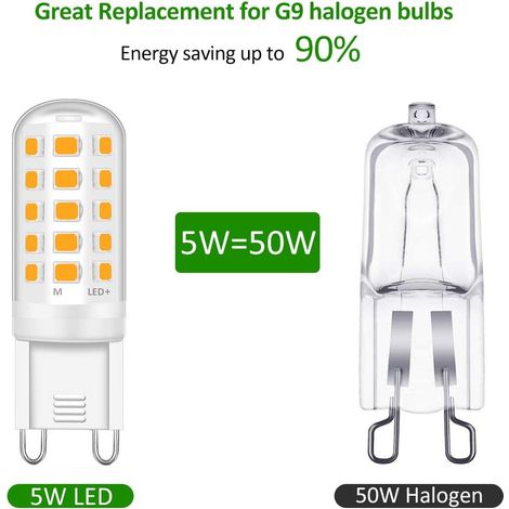 6 pcs lumière chaude G9 perles de lampe LED broche petite ampoule G4 haute luminosité source de lumière à économie d'énergie 220V ampoule à haute tension de maïs en céramique MNS (1/3)