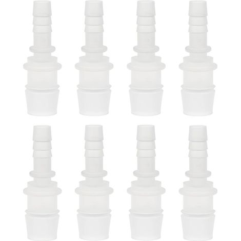 Store Lot de 8 raccords droits en plastique pour tuyau d'arrosage de jardin 8 mm à 14 mm (1/5)