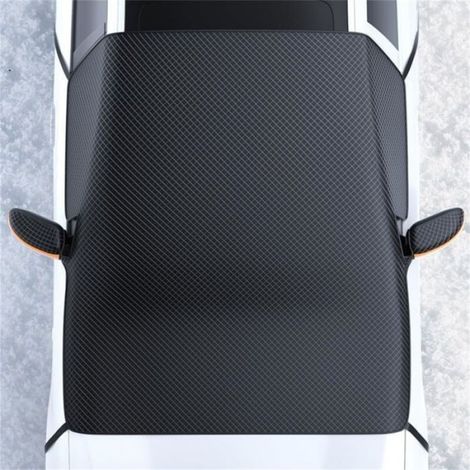 Housse Pour Voiture - 250 x 110 cm - Polyester - Antigel Antineige Protection Solaire UV - 6 Aimants - Avec Housses Rétroviseurs - 1 Pièce (1/5)