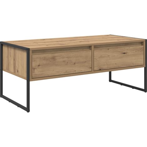 Maison Exclusive - Couchtisch Kunsthandwerk Eiche 100 x 46 x 40 c