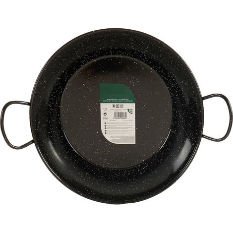 San Ignacio Sarten honda esmaltada con asas 36 cm colección LA DEHESA