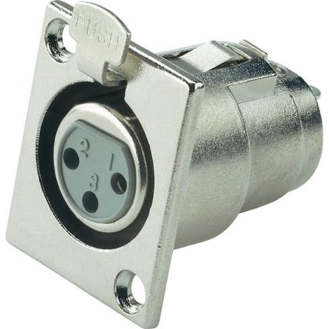 Connecteur XLR femelle 3 Voies pour panneau