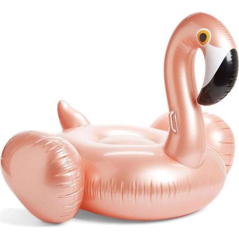 Flotteur de piscine en forme de flamant rose, jouet gonflable pour s'amuser (1/5)