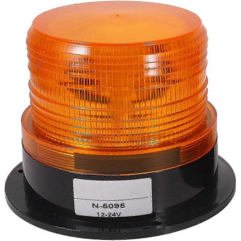 Baliza estroboscópica LED ámbar de 12V/24V para camiones, edición de advertencia de emergencia 0620