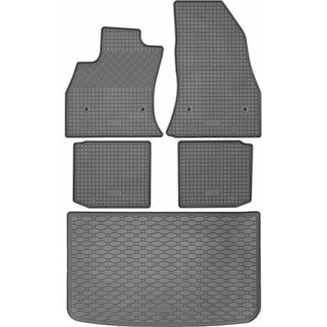 Set di tappetini in gomma per auto e tappetino per bagagliaio per Fiat 500L Hatchback del 2012 (1/5)