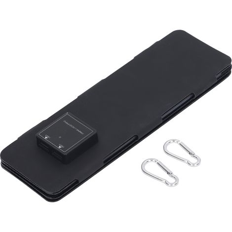 Faltbares 14-W-Solarladegerät, zwei USB-Ausgänge, 0–2,5 A, 20,5 % Wirkungsgrad, für den Außenbereich, 5 V, Blau (1/5)