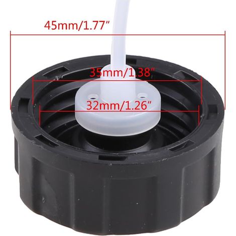 Bouchons d’Essence pour Tondeuse et Débroussailleuse x 2, Reservoir Essence, Essence Tondeuse - Pièces de Remplacement pour Réservoir de Carburant de la Pièce de Tronçonneuse de Coupe-Herbe de (1/5)