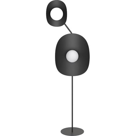 Lampada da terra design nera DELULU 2xG9 8W Emibig (1/5)