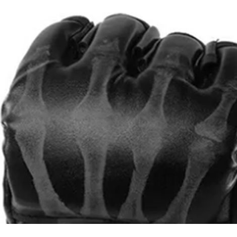 Gants de sport demi-doigts, gants de boxe ergonomiques en cuir PU pour sac de sable, gants d'entraînement pour sac de sable (1/5)