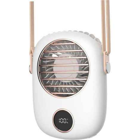 Mini ventilateur portable numérique LED, adapté à une utilisation intérieure et extérieure. (1/5)