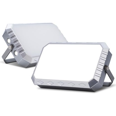 Wigearss Lampe de Camping LED, Projecteur de Chantier Portable à 70 LED, Lampe de Tente, 5 Modes et 1000 Lumens, Lampe de Travail pour Atelier, Garage, Camping et Pêche (1/5)