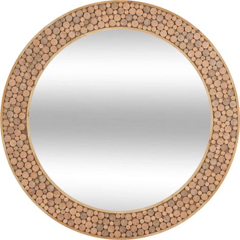Miroir en bois RONDIN (1/5)
