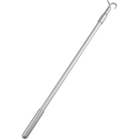 Rallonge télescopique en aluminium pour store de fenêtre avec mécanisme de crochet rotatif 33-60 cm (1/4)