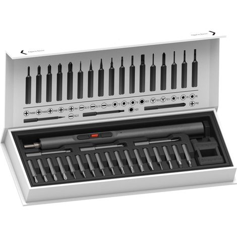 Kit de réparation de lunettes électriques avec plusieurs cadres interchangeables - Étui de rangement compact - Poignée ergonomique - Batterie permanente - Équipement de réparation de précision (1/4)