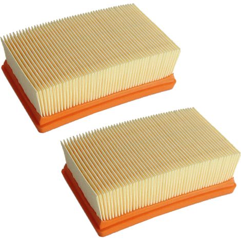 Trade-Shop Flachfaltenfilter/Lamellenfilter/HEPA-Filter für Kärcher MV5 P EU II MV5 P Premium EU II MV5 Premium AE MV5 Premium AU MV5 Premium CH MV5 Premium CN MV5 Premium EU I MV5 Premium EU II, 2 St (1/2)