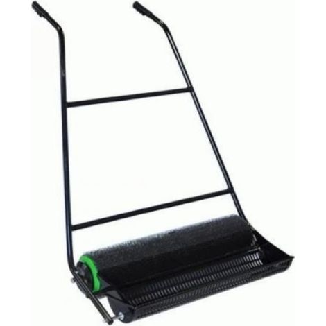 Rullo chiodato raccogli olive con cesto larghezza 65 cm raccolta olive a terra