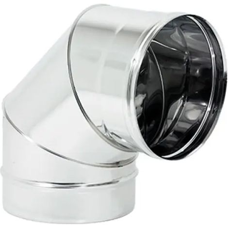 Curva 90° monoparete acciaio inox aisi 304 ø300 sp 0,5 mm EUROPROFIL