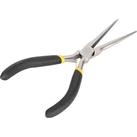 Pinces à bec fin, outils artisanaux, fournitures de réparation en acier au carbone plat (1/5)