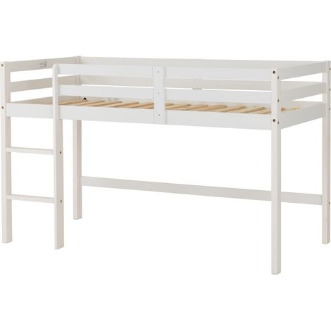 Panama Mid Sleeper Bed Frame - L101 x W122 x H198.5 cm - White