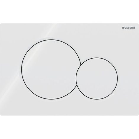 Geberit Sigma01 actuator plate for dual flush: alpine white (115.770.11.5) (1/4)