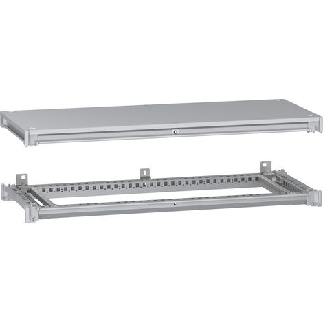 Telaio inferiore e superiore, PanelSeT SFN, per armadio elettrico L1000 P400mm, tetto incluso - NSYSFNC104