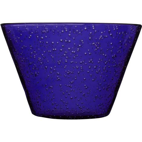 Zani Serafino Small Bowl Memento Synth in Metacrilato D 11,50 Cm Colore Blue V.