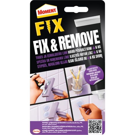 Adhesivo York fix & remove removible impermeable 44g (1/2)