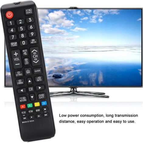 Lot 2 télécommandes Samsung BN59-01303A – Compatible home cinéma TV – Remplacement à l’identique – Longue portée (1/5)