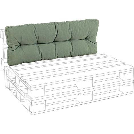 Gepolstertes Kissen für Holzpaletten Sofas 120 cm -Kaktus / Rückenlehne (1/5)