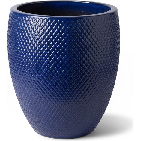 Vaso SIGNAC 38x44cm blu cobalto