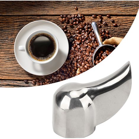 Griff für halbautomatische Kaffeemaschine, Bypass-Auslauf, Einweg-Ablaufdüse aus Edelstahl, Bypass-Auslauf (1/5)