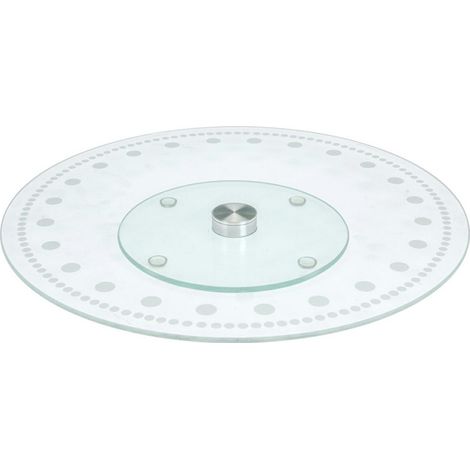 Drehteller aus Glas, 30 cm (1/3)