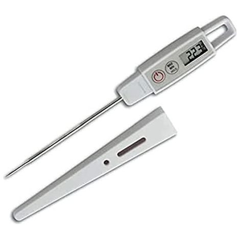 TFA Dostmann 30.1040.K - Termómetro de cocina calibrado (ISO), apagado automático según HACCP y EN 13485, apagado automático