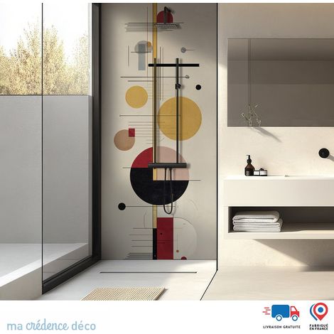 Panneau de douche : Constellation Silencieuse 8 - Alu composite - 90 - 245 (1/3)