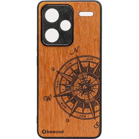 Custodia in legno Bewood per Xiaomi Redmi Note 13 Pro Plus 5G TRAVELER MERBAU (1/2)