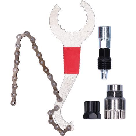 3-in-1 Fahrradreparaturset: Kassettenabzieher, Kettenpeitsche, Ritzelabzieher. (1/5)