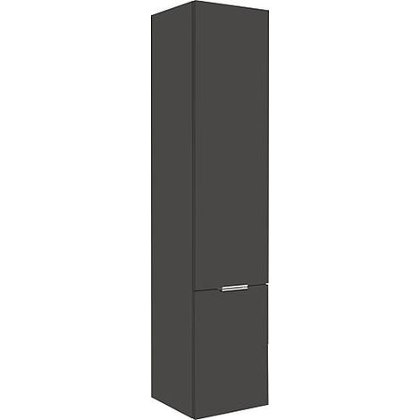 Armoire anthracite brillant MBF 2 portes, butée à gauche 350x1625x370 mm