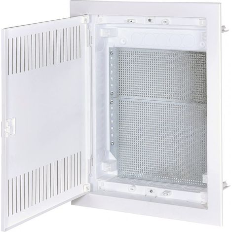 Eti-polam Armoire multimédia blanche montage encastré