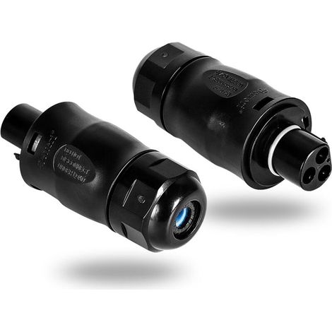 Conector de cable Betteri BC01, toma de corriente, conector de 3 pines, IP68, resistente al agua, compatible con microinversor Deye.