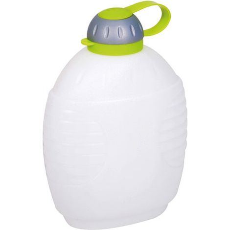 EDA - Gourde 1l naturel gris perle vert anis (1/2)