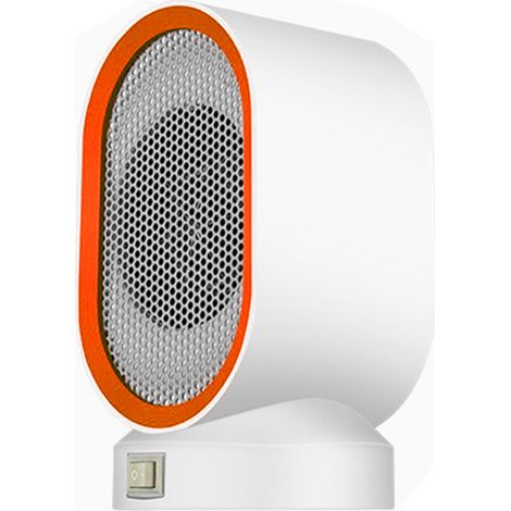 Mini chauffage rapide 220V prise UE rouge, protection surchauffe, réchauffeur compact pour maison bureau table (1/5)