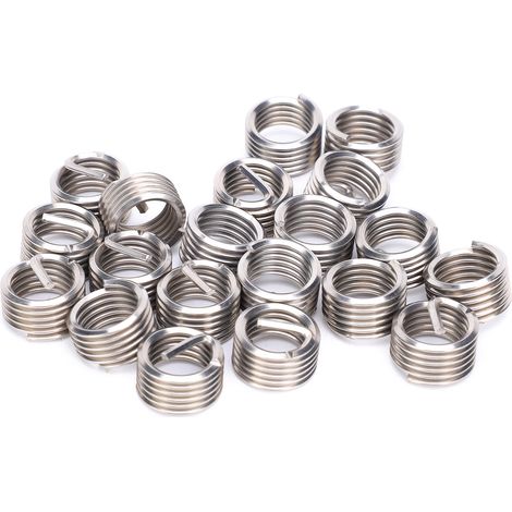 20 inserts filetés mâles et femelles réducteurs pour écrous, outil de réparation, fixation en acier inoxydable M14x21D (1/5)