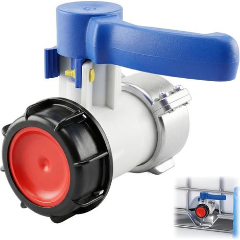 IBC Robinet cuve, 75 mm Robinet de cuve, Adaptateur cuve, pour conteneurs IBC, réservoir d'eau, cuve de Collecte des eaux de Pluie (1/5)