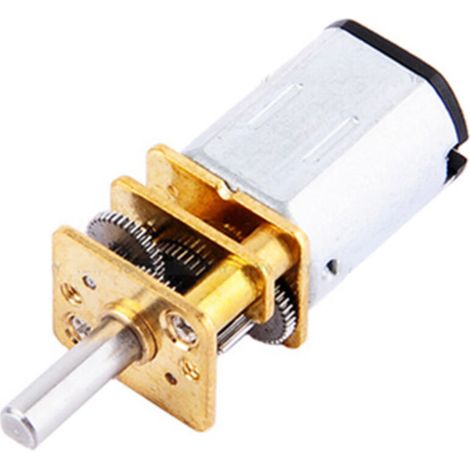 Moteur réducteur DC 3-12V en métal, 50-2000 tours/min pour projets industriels et robotiques