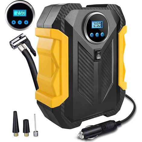 Generic Car Air Compressor, Farsaw Electric Air Pump Compressors DC 12V 150PSI with LCD Screen Digital Tire Inflator for car tires, motorcycles and other inflatable boats (1/5)
