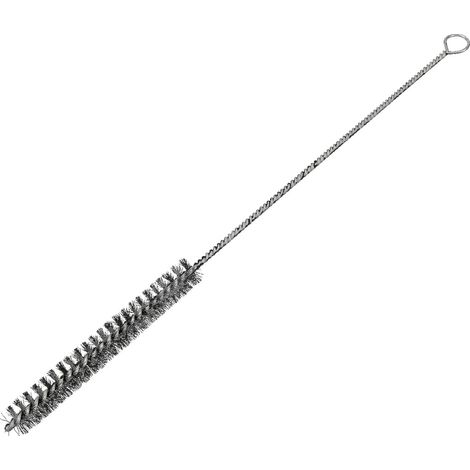 Spazzola a getto L.300mm D.25mm 0,20mm STA rivestimento ondulato L.100mm con anello