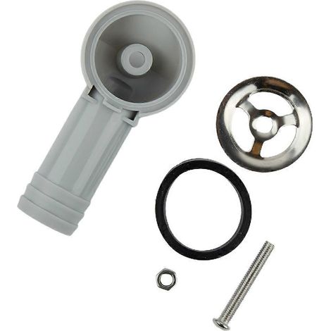 Bouchon de trop-plein pour lavabo de salle de bain, bague de trop-plein, insert rond chromé, couvercle de trou, pièce de rechange pour robinet de trop-plein. (1/5)